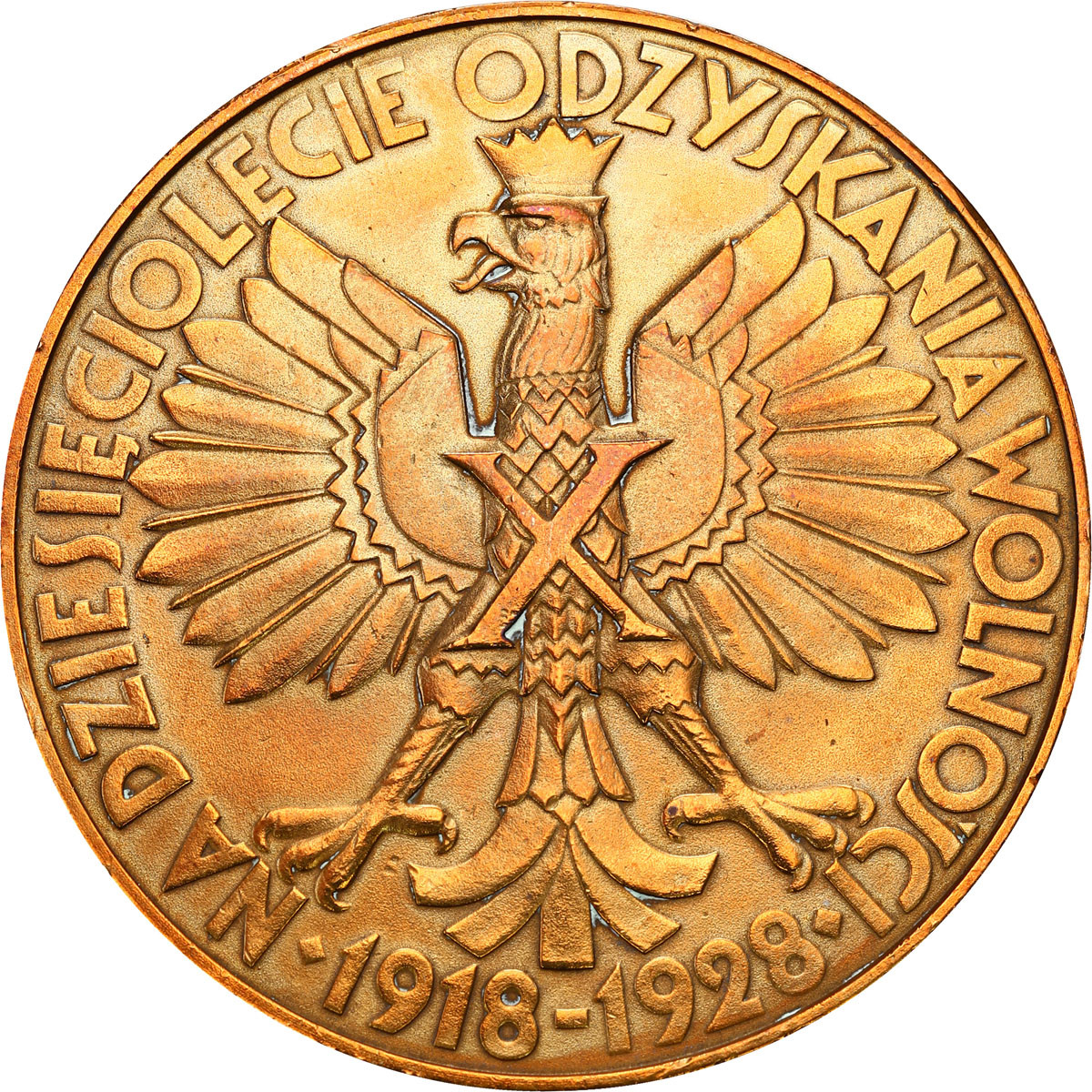 II PR. Medal 1928 X lat Niepodległości
